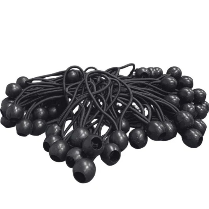 6-Inch Ball Bungees: 50 Count - Image 1