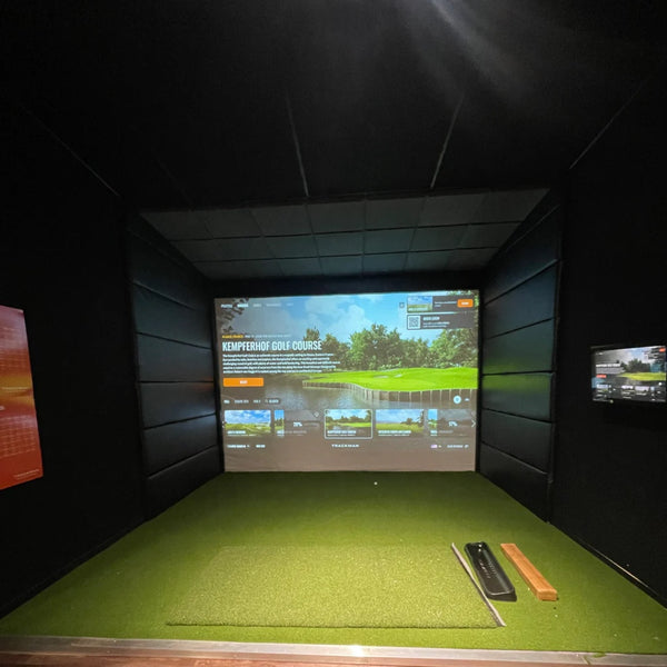 Indoor golf room