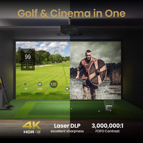 BenQ LK936ST 4K HDR Short Throw Laser Golf Simulator Projector - Image 12