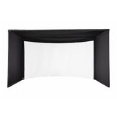 Carl's Place Curved Golf Simulator Enclosure Kit with Impact Screen 