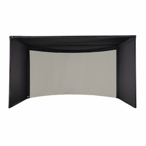 Carl's Place Curved Golf Simulator Enclosure Kit with Impact Screen 