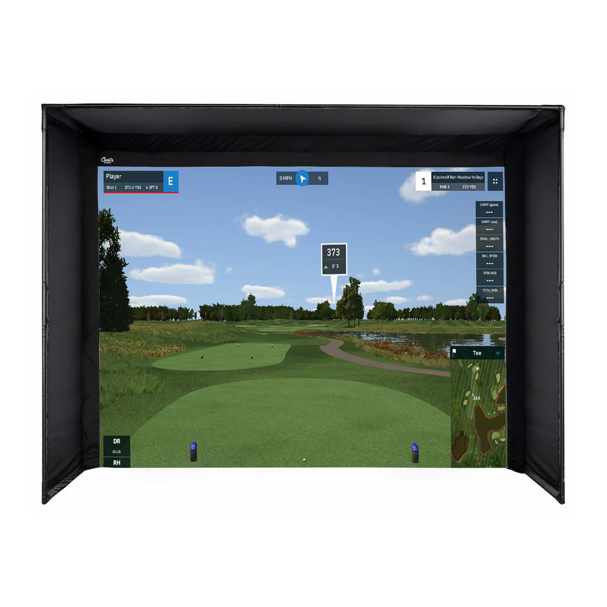Carl's Place C-Series DIY Golf Simulator Enclosure Package