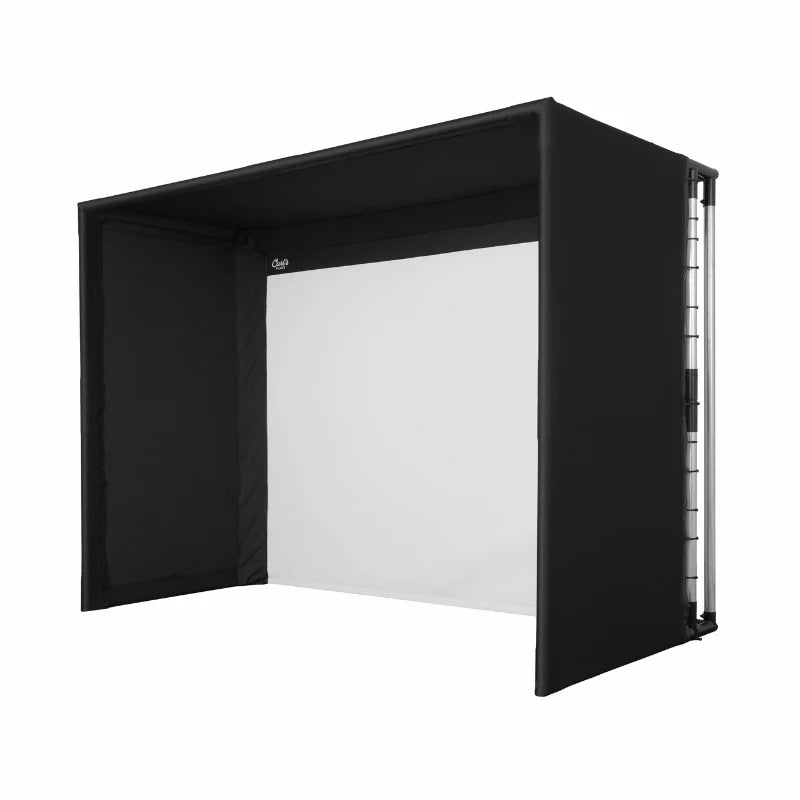 Carl's Place C-Series Pro Golf Simulator Enclosure Kit with Impact Screen - Image 1