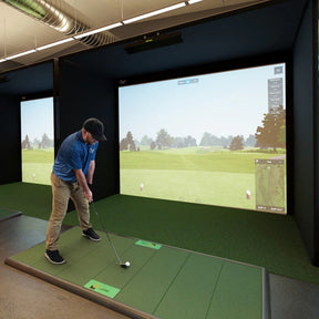 Carl's Place C-Series Pro Golf Simulator Enclosure Kit with Impact Screen - Image 2