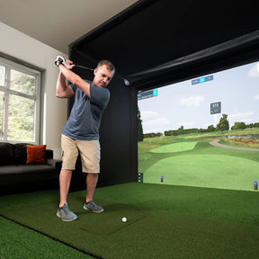 Carl's Place C-Series Pro Golf Simulator Enclosure Kit with Impact Screen - Image 3
