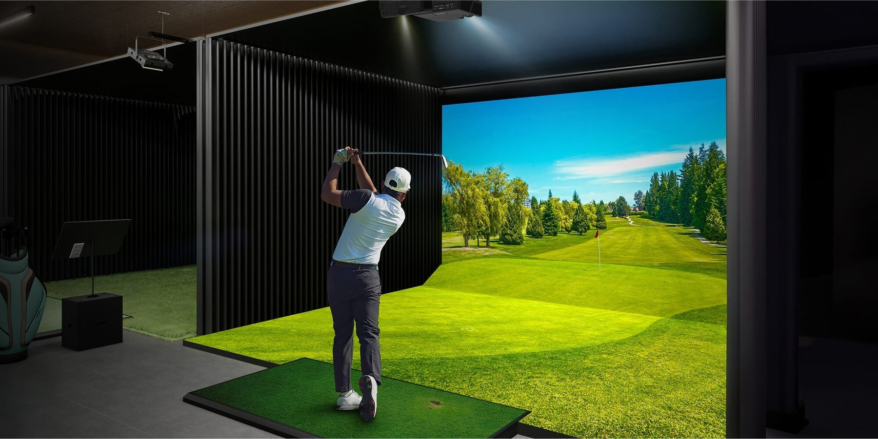 Optoma ZU607TST 6000-Lumens WUXGA Short Throw Golf Simulator Projector - Image 9
